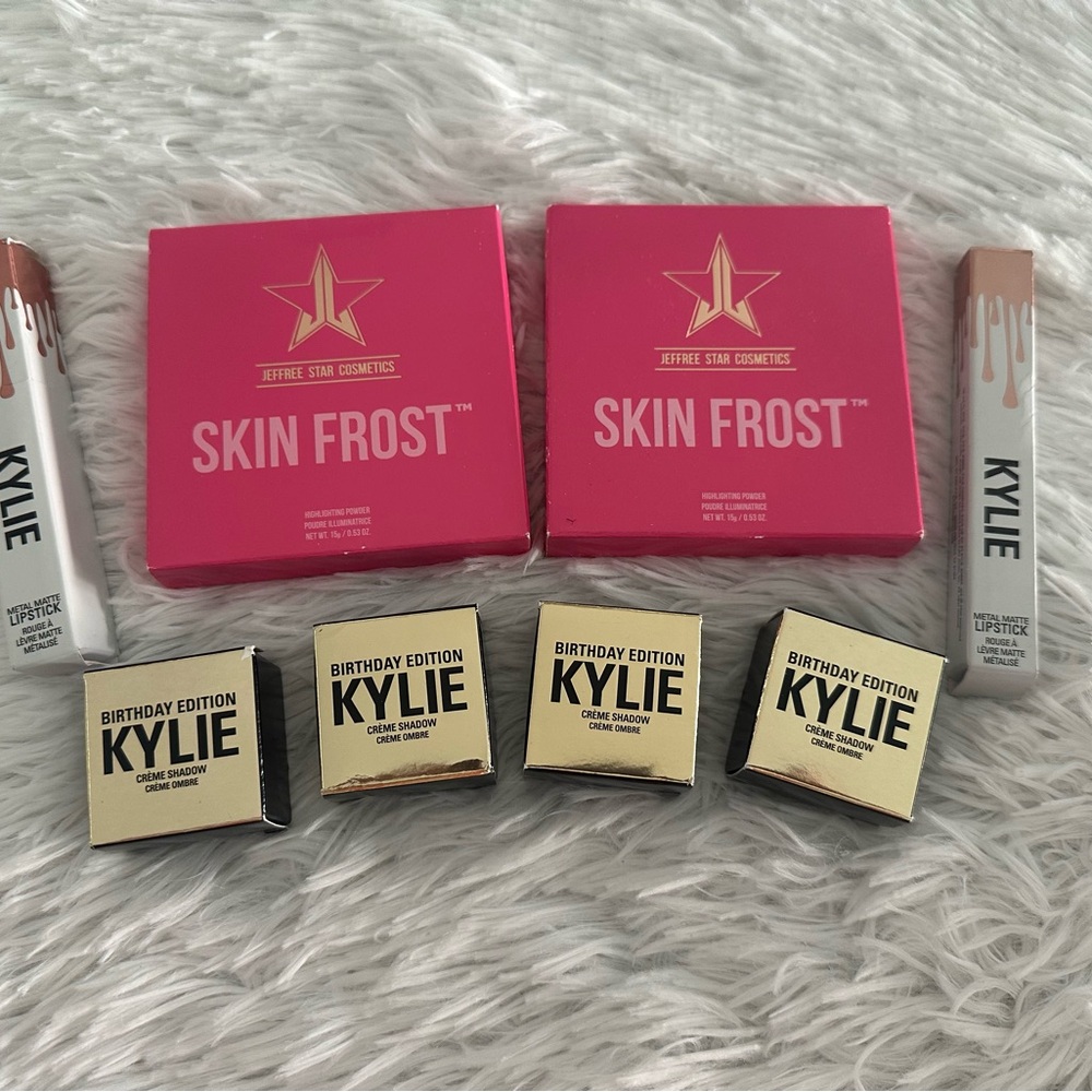 Jeffrey Star Skin Frost & Kylie Cosmetics Birthday Lipstick Bundle lot of 10 NIB - Picture 6 of 11